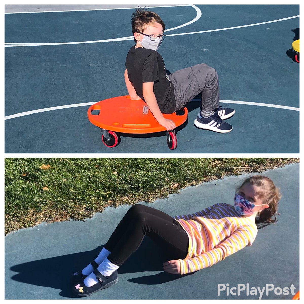 A beautiful day to work on our health-related fitness.