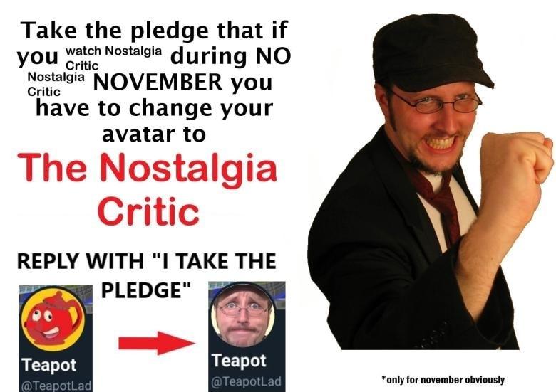 @strawberrypeel1 @cjafterdark Yo did you lose No Nostalgia Critic November?