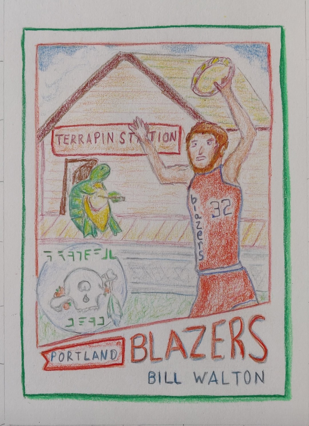 Happy 68th Birthday Bill Walton (h/t for the reminder) 1977T Terrapin Station variation. 