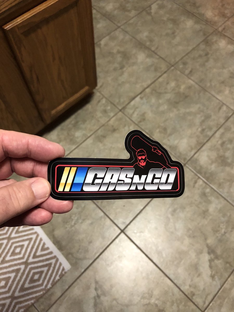 hokie522's tweet photo. Awesome decal came in the mail today from the ⁦@PodcastGas⁩ fellas! #GasNGo https://t.co/yNahrKyNHc