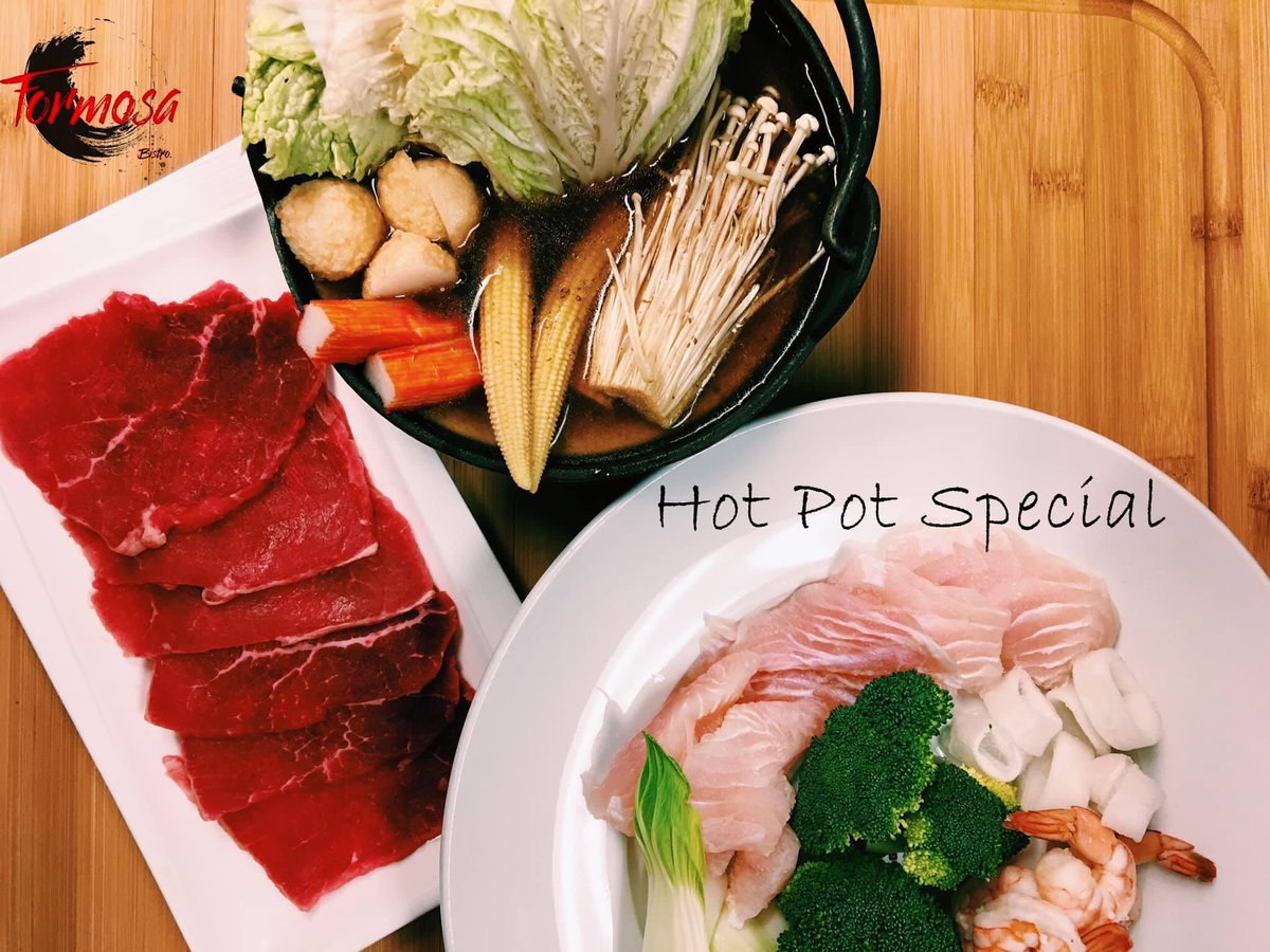 Hot Pot Special 🧑‍🍳

15%off for all Hot Pot items
🍲Spicy Hot Pot (pork) $15.99
🍲Spicy Hot Pot (beef) $15.99
🍲Spicy Hot Pot (seafood) $16.99
🍲Braised Beef Hot Pot $15.99

Add 2 Hot Pot ingredients and 1 for free
(Choose from menu)

#yeg #taiwan #yegfood #yegfoodie #hotpot