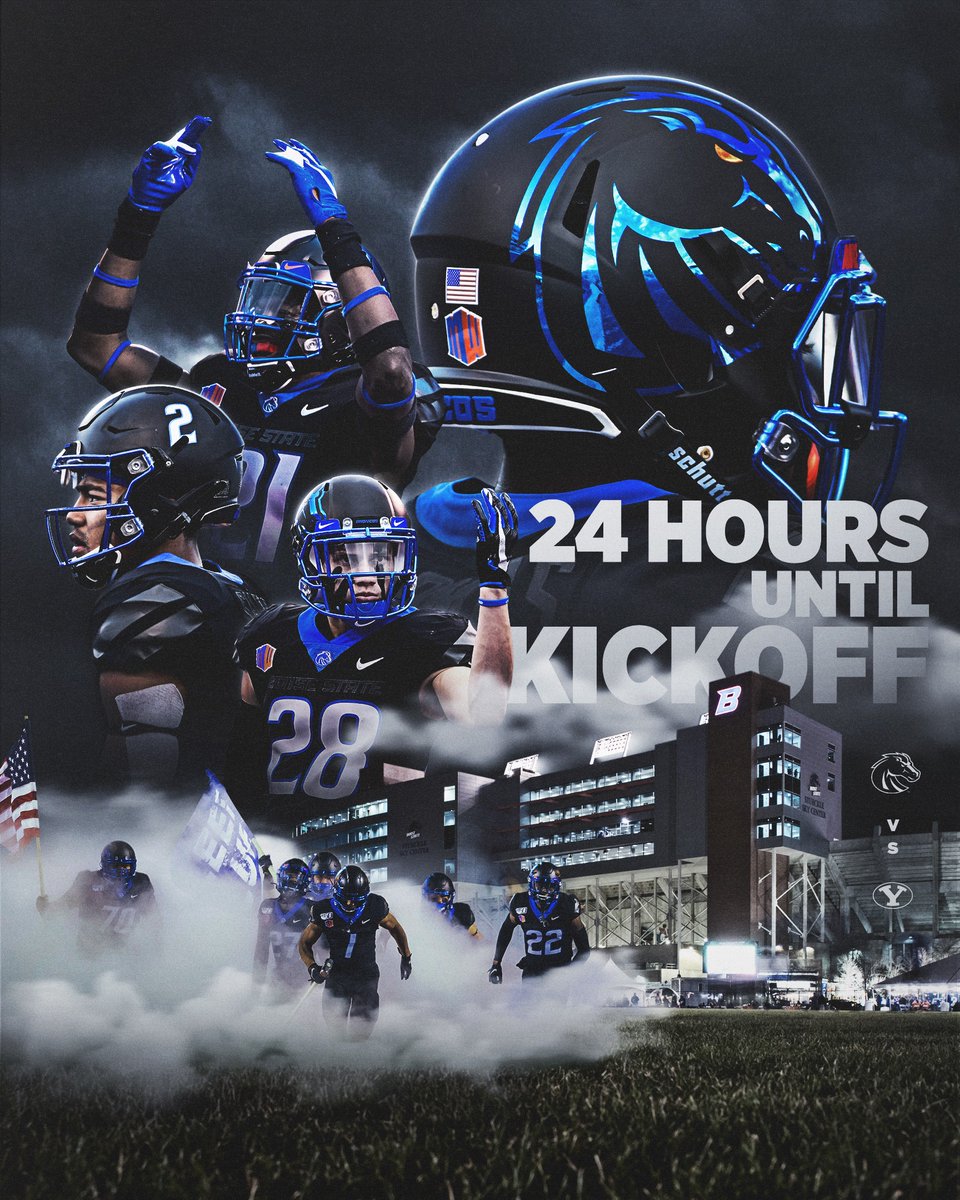 BroncoSportsFB's tweet photo. Friday Night Showdown coming soon on the Blue 🏈 https://t.co/2Uy3ZsRLNi
