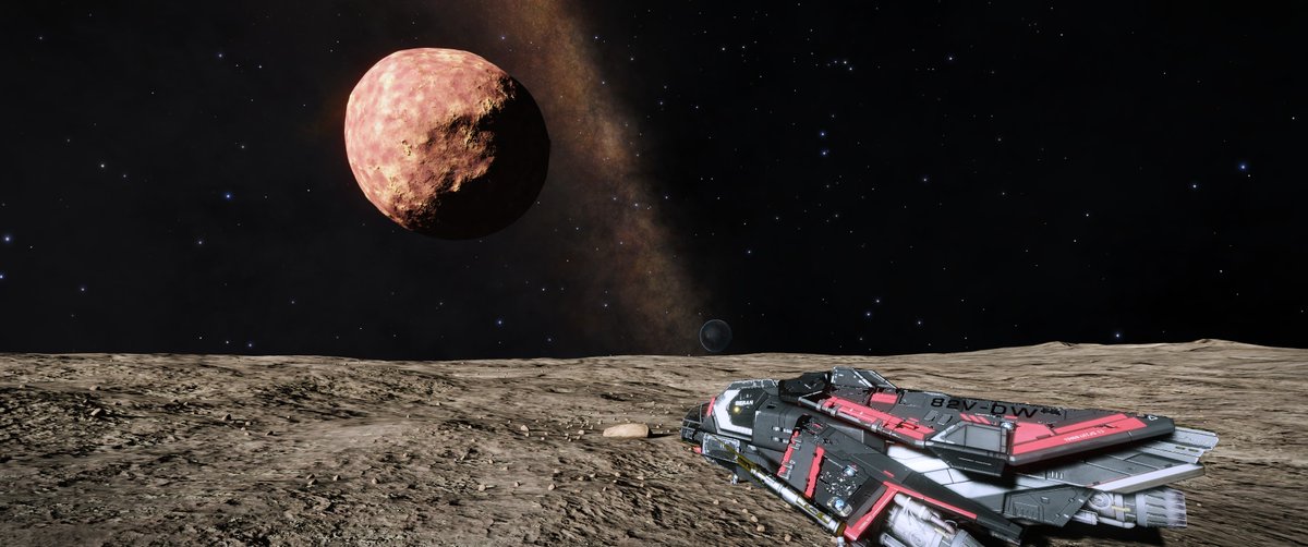 MentalFS's tweet photo. After almost over year in the black and more than 130 LY of traveling, I finally docked at a station today. #EliteDangerous #DistantWorlds2 #LateReturn https://t.co/DwbiZwnhHx