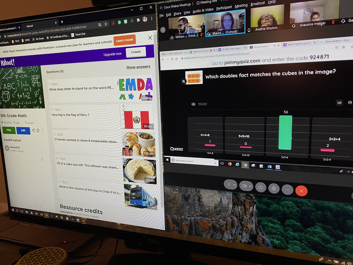 Happening at this moment <a href="/EEMillerElem/">EE Miller Elem</a> on our #MillerMathNight Can’t wait to play 5th Grade already!