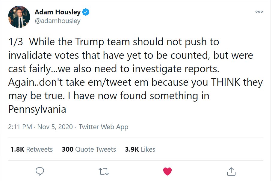 PAFrmr newsman confirms reports several deceased individuals received PA ballots, one "registered" to vote 5 days after death. NB: some of these may have been "permanent absentee" voters.I'm unclear on whether ballots were cast on behalf of all 13. https://twitter.com/adamhousley/status/1324474460125061121?s=20