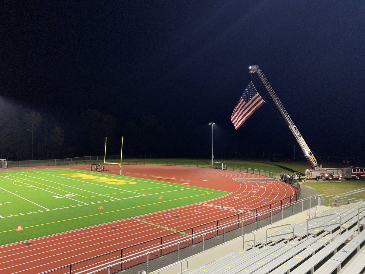BrantPerry25's tweet photo. A huge shout out to Odessa Fire Company for making our inaugural football game something special. Looking forward to many more nights like this!  @OHSDuckNation @OdessaDucksFB @OdessaFireDE https://t.co/jEgLcjHlhD