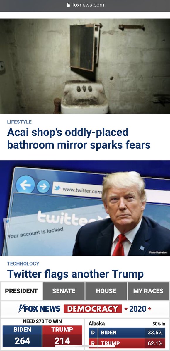 sian_i_ams's tweet image. ⁦@FoxNews⁩ covering all the top stories as usual. #mirrorgate