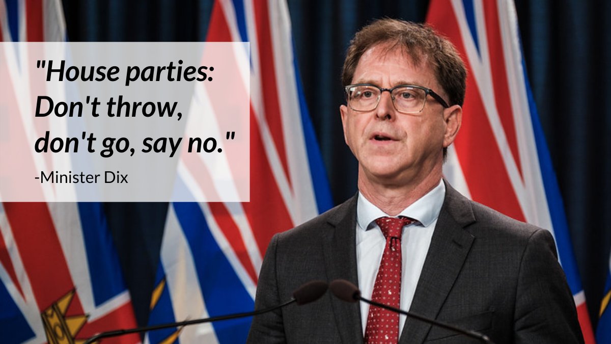 pacpublichealth's tweet photo. Stopping the spread of COVID-19 is in our hands #BC. When it comes to house parties, let's heed the guidance of our #publichealth experts and find other virtual & safe ways to stay socially connected and engaged with loved ones. Together, we can #flattenthecurve once again. https://t.co/8LddswJ7bL