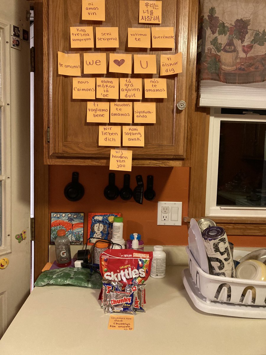 JinkyJilly's tweet photo. I had a terrible day. And this is what I come home to. Love and Chocolate ❤️ #mygirlsrock #mykiddosarethebest #theyknowmewell #ilovemysoccerplayer #ilovemyrunner #ilovemygirlies https://t.co/MVxLvvCAbY