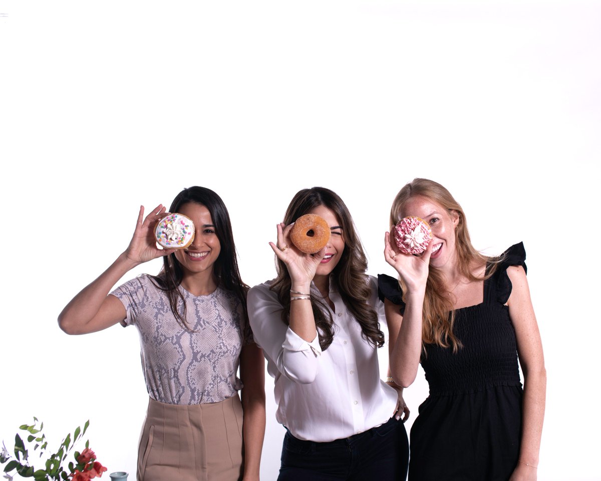 sociallyintuit's tweet photo. The only thing we donut know is which kind of donut is our favorite! Happy National Donut day! 🍩 #nationaldonutday #donuts #girlgang https://t.co/M11sauWIM7