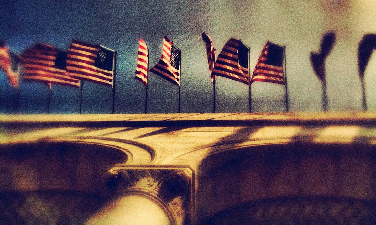 We'll get through this!  Shot in Downtown Los Angeles  #Flags #America #Vote #Biden2020 #Dems #LosAngeles #CivicCenter #Vote2020