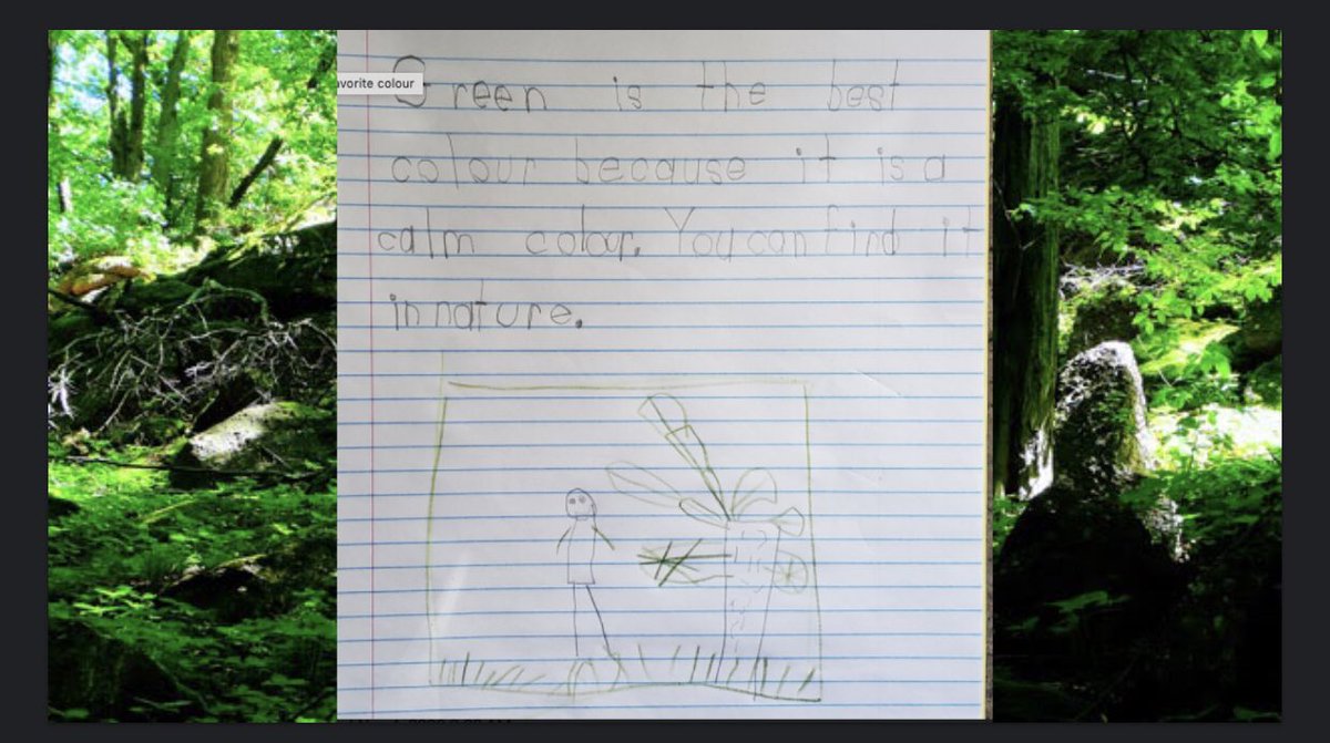 Ms_J_Cruise's tweet photo. Reluctant writers are empowered to express their ideas when they anticipate their writing will be featured and honoured. After reading ‘Red is Best’, a class book was created and shared on our D2L page. ⁦@DSBNVirtual⁩ https://t.co/BMbDmzzNb9