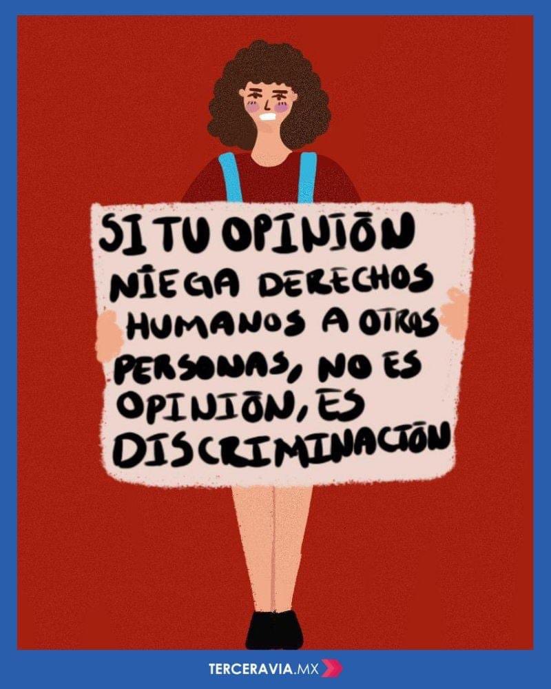 tania3651's tweet photo. Reconocer e incluir personas con identidades no normativas es congruencia y como mujer No me Borra. #NoEnNuestroNombre https://t.co/smdyBnIj5d