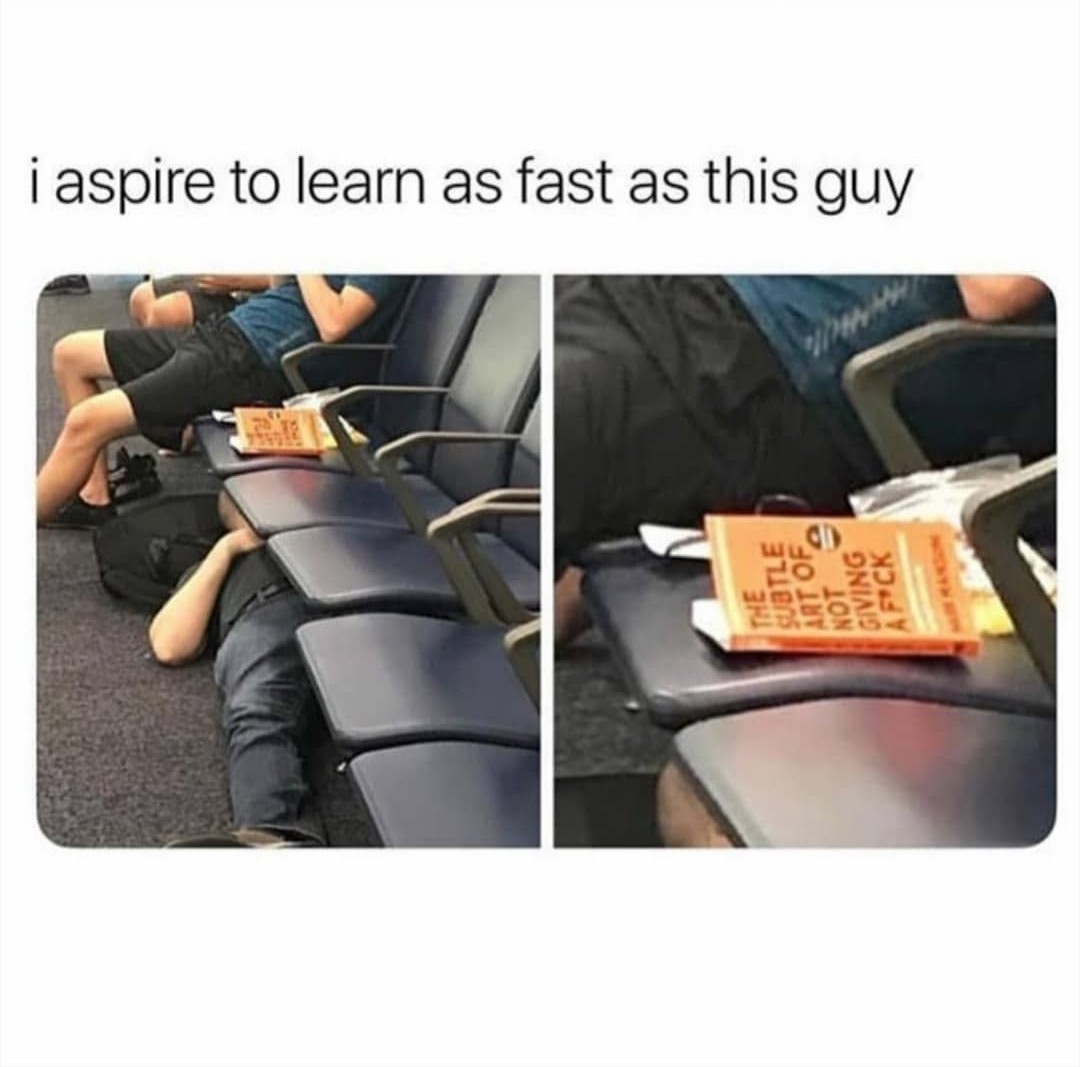 Already read the book but I'm still not there in the commitment yet
#commitmentlevel 💯