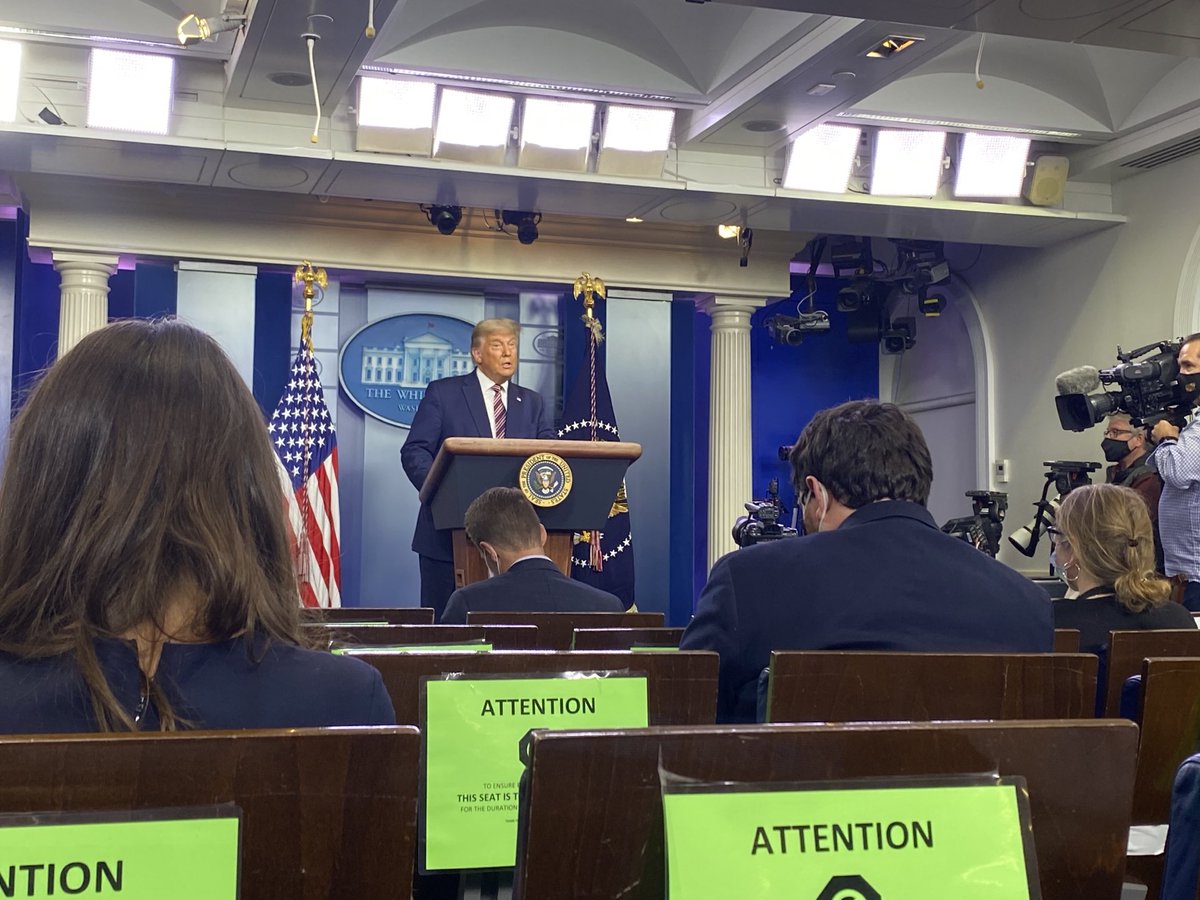 Yamiche's tweet photo. President Trump saying if you count “legal votes” he will easily win. He says there has been a “red wave” and is lashing out at pollsters and not surprisingly the media. https://t.co/IsVHTx8WoP