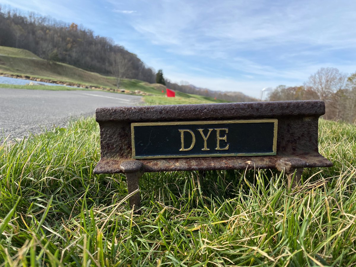 Mines, coal cars and railroad tracks. Reminders of Pete Dye Golf Club’s past life.