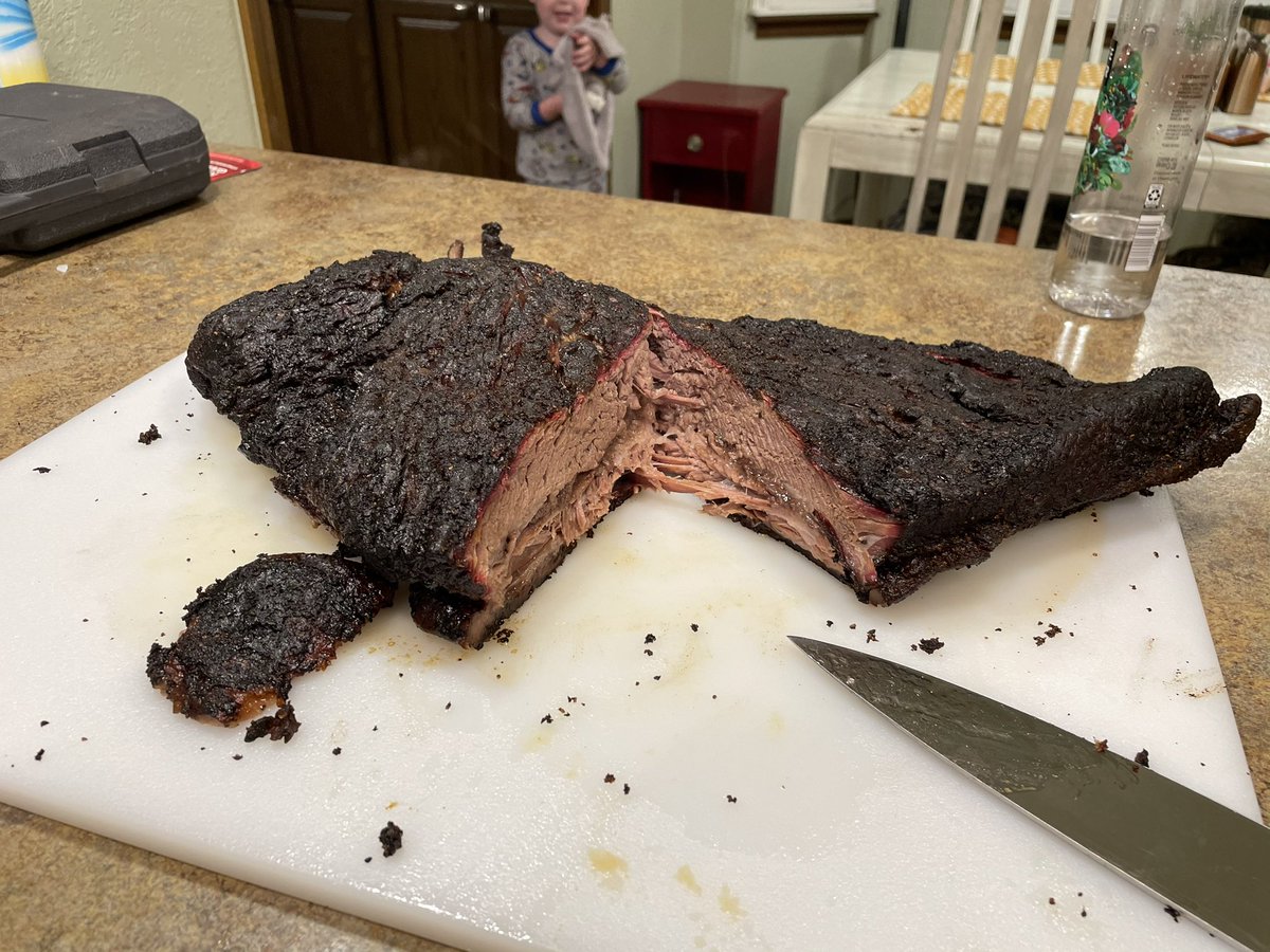 Update on the brisket: 10/10. Unbelievable! Not bad for the first one!