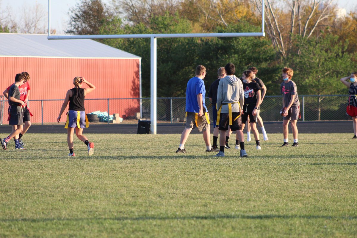 ACHSStuCoKS's tweet photo. Flag football games tonight, they will continue on Monday! https://t.co/18Uyv7jSZ5
