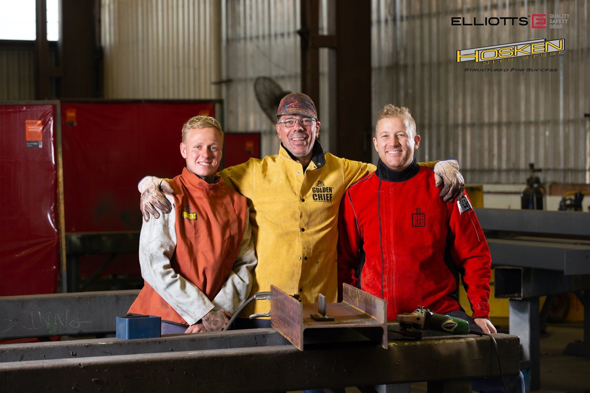 ElliottsSafety's tweet photo. Earlier this week, Elliotts had a photoshoot at Hosken Site Steel. Thanks so much to the team for allowing us into their workshop for the day. These photos are only a sample of what’s to come. Stay Tuned! https://t.co/JADLebvcOG