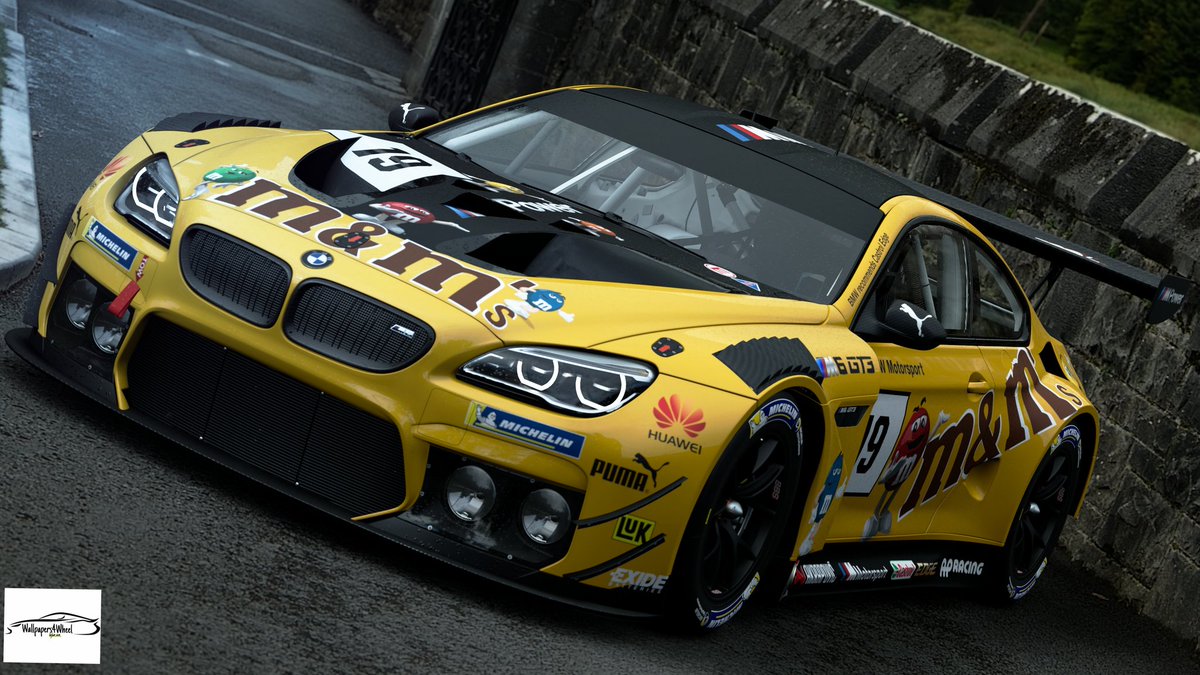 Wallpaper4Wheel's tweet photo. M6 GT3 M&M's #BMW #MPower #M6 #MMs #emanems https://t.co/6hKk9VzhWf