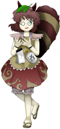 13. who is she? what creature is she based off of?