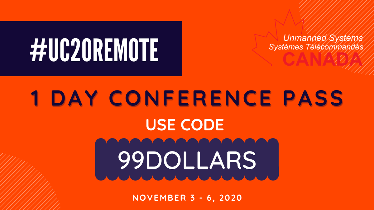 aerial_canada's tweet photo. Want to join us tomorrow for the final day of #UC20Remote? Purchase your 1 day pass now for only $99! Visit our registration page and enter the registration code 99DOLLARS. https://t.co/XjbaQ0vQ2n https://t.co/ha6jMWV0Y0