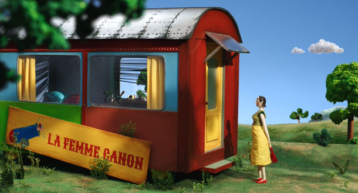 thenfb's tweet photo. 💥 Two travelling performers spice up their domestic life in 𝐓𝐡𝐞 𝐂𝐚𝐧𝐧𝐨𝐧𝐛𝐚𝐥𝐥 𝐖𝐨𝐦𝐚𝐧, a tender stop-motion short by Albertine Zullo and David Toutevoix about love and the test of time.
A free to stream #GetAnimated release → https://t.co/1NmXvEiZlK 🍿
@pllucioles https://t.co/2rz9MCWvIl