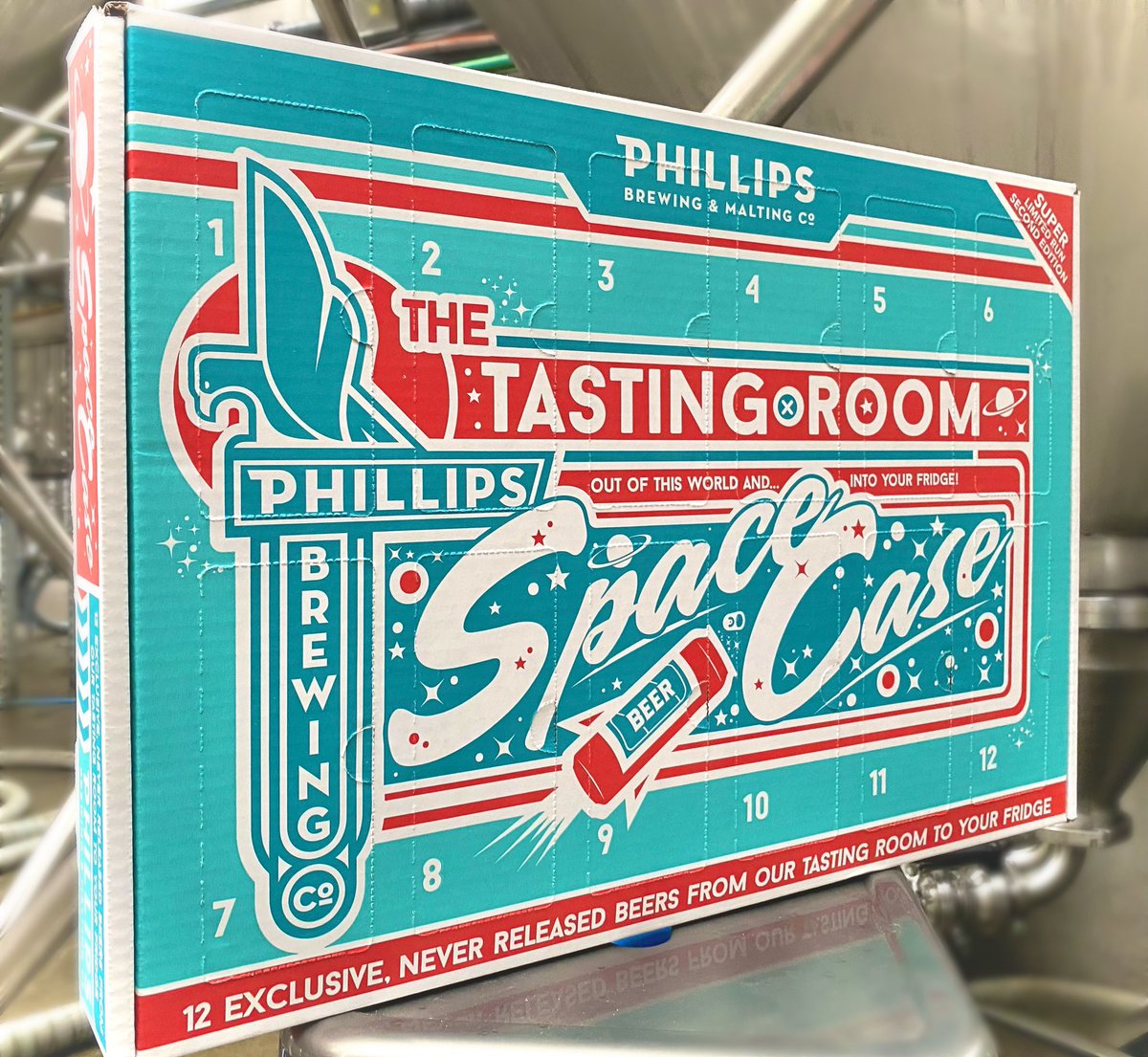 phillipsbeer's tweet photo. 🚀 The Space Case is blasting off again, this time in a new 473mL format! Read more about this batch of twelve completely unique brews that are debuting for the first time in this mix pack: https://t.co/cO51OJmasZ https://t.co/pyiu5uGAiS