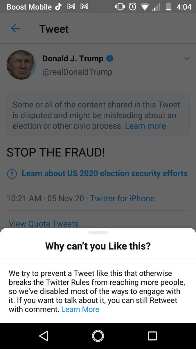 GypsySaint's tweet image. Does he not have the freedom of speech to address that he feels there may be fraud happening? And was Twitter addressed about the fact that they are steering? Twitter absolutely has influence and this shows it.