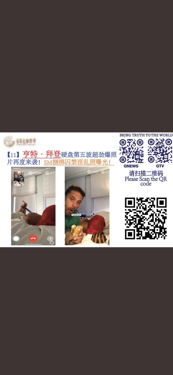 SHOWMEAMERICA's tweet photo. @RealJamesWoods @Teriface73 #LabTopFromHell is the connection of #ForeignInterference! The CCP controls Joe Biden through his son Hunter. https://t.co/SwPbkqtQkW