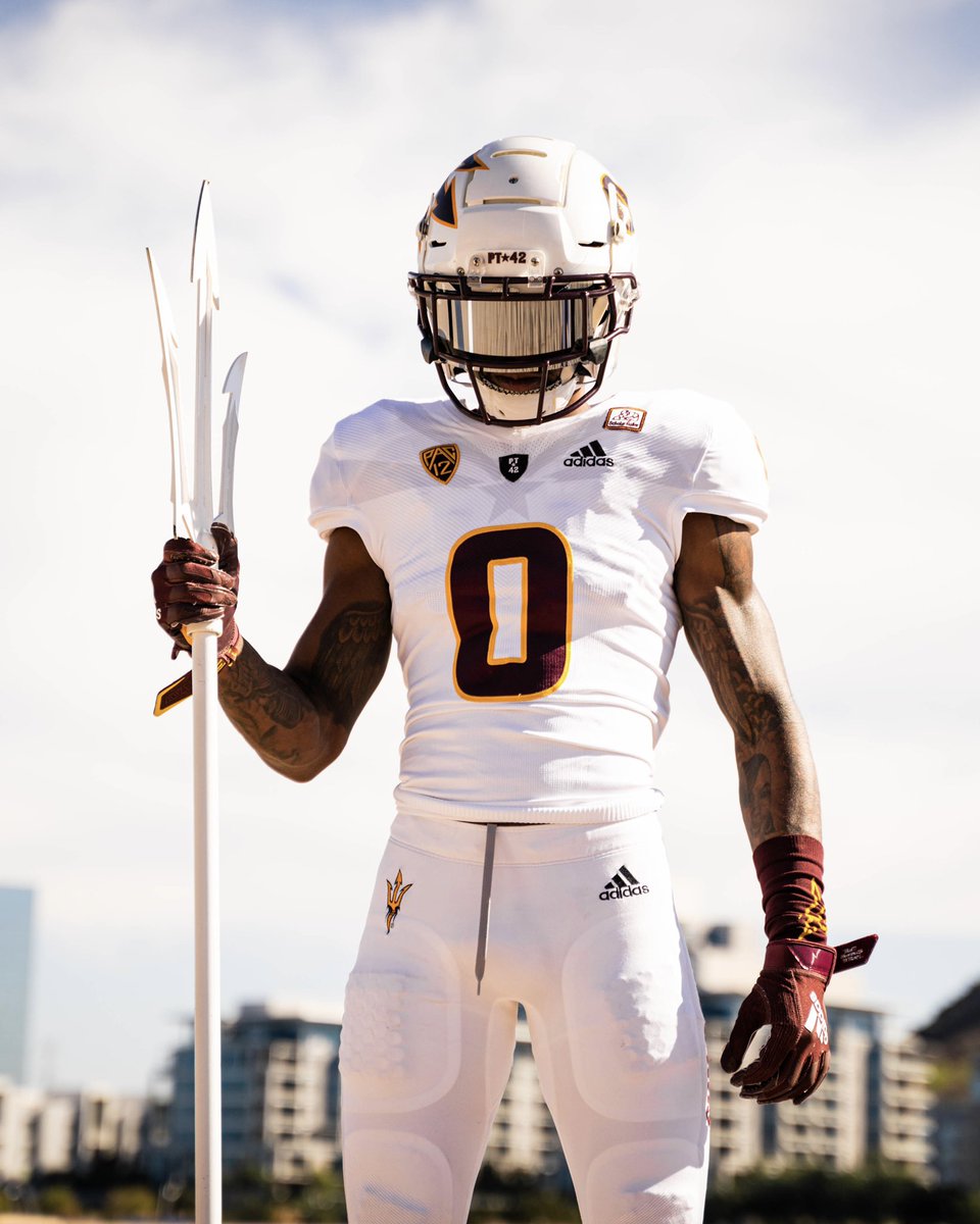 ASUFootball's tweet photo. all white for the weekend. https://t.co/Z2Px6aFHNE