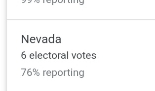 Up 1% from yesterday, at this rate we will hopefully have the results by Christmas