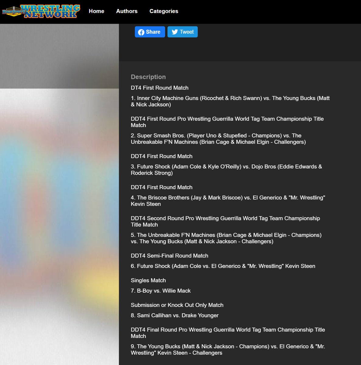 2013’s Dynamite Duumvirate Tag Team Title Tournament is available at  http://Highspots.com&nbsp;! The second act of Kevin and Generico’s finale is against Future Shock--Adam Cole and Kyle O’Reilly. Will Kevin and Generico finally make that hot tag? https://www.highspotswrestlingnetwork.com/media/pwg%3A-ddt-2013/37096/feature