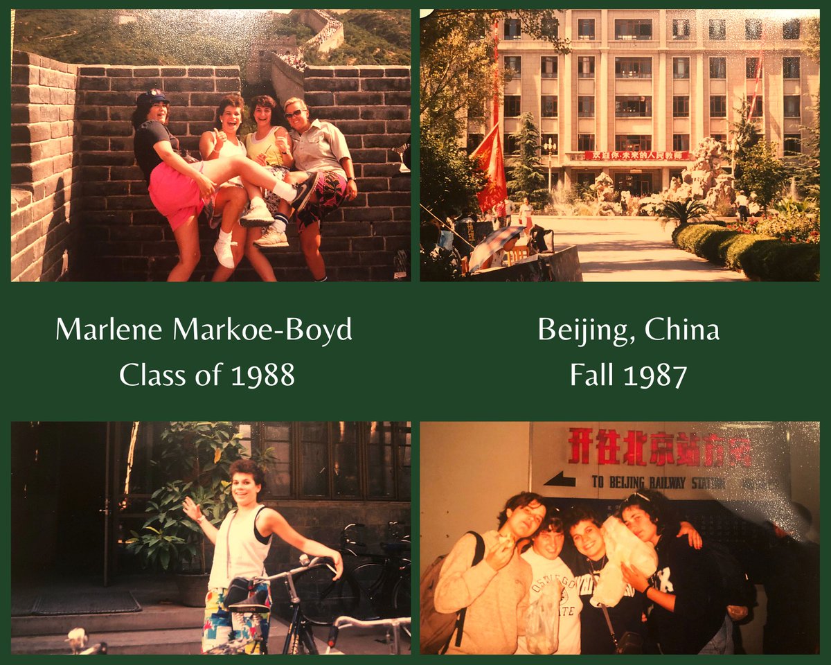 CortlandStudyAb's tweet photo. Today’s @CortlandAlumni submission comes from @MarleneMarkoeBo Marlene Markoe-Boyd who studied abroad in Beijing, China in Fall 1987!  Study abroad alumni share your own photos with us at : https://t.co/dNTrTr2vgR https://t.co/8hTPh7o6px