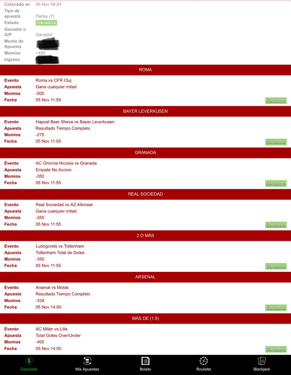 PikAndBet's tweet photo. POR SEGUNDA SEMANA CONSECUTIVA mi ClubVIP cobra ✅✅🤑🤑 el Parlay UEFA Europa League ⚽️🏆 !! + Entretenimiento 😎😎 + Rentabilidad 💵💵... https://t.co/qUXIKjl7Sd