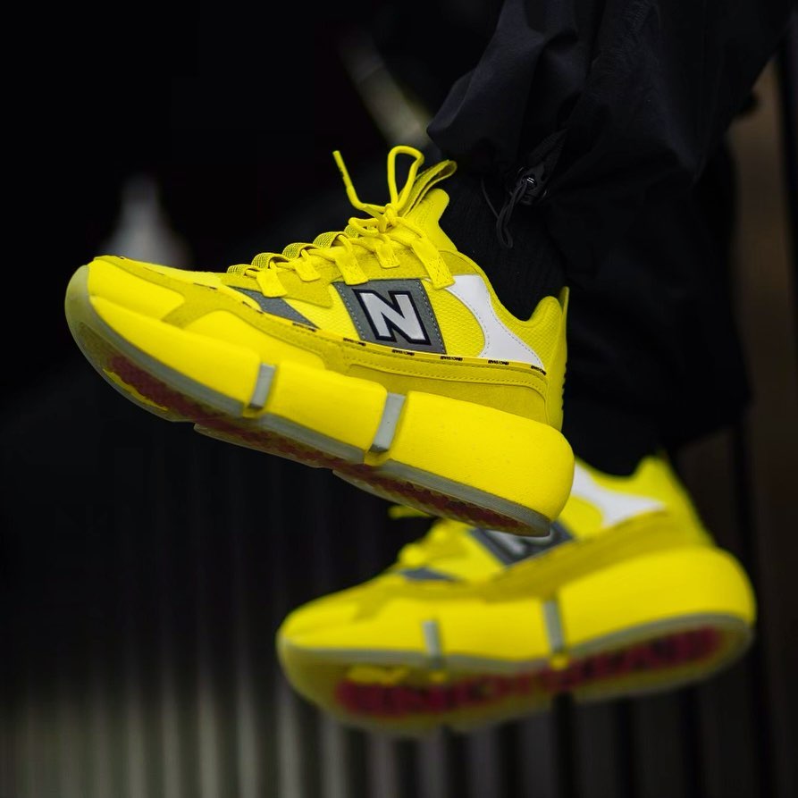 new balance vision racer sunflower yellow
