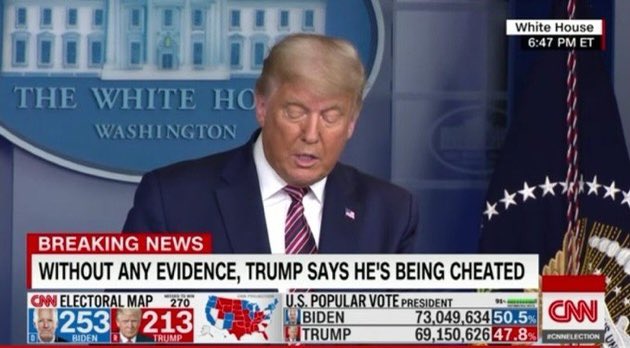sunnwillrise's tweet photo. CNN headlines are the funniest thing i have ever seen  #TrumpMeltdown https://t.co/0QieOcfPas