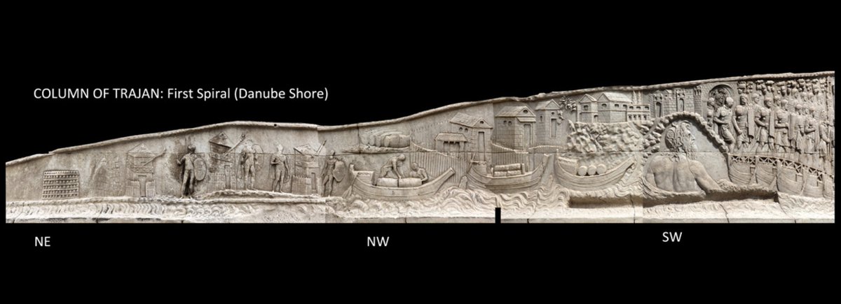 Here we can see the beginnings of the preparation along the Danube river. The detail of actions is particularly impressive; we can see sentries along haybales preparing to light fires alongside other soldiers filling boats on the river with supplies for the battle [2].