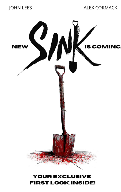 JohnnyAlpha81's tweet photo. YO, anyone else get the ashcan for #Sink volume 3? I want it so bad! I didn't read the script I just looked at @AlexCormack4 s art in stunning black & white & knew @johnlees927 would deliver, any fan of #MrDig have a lot to be excited for in the future of SINK! https://t.co/2rHEBq1tFI