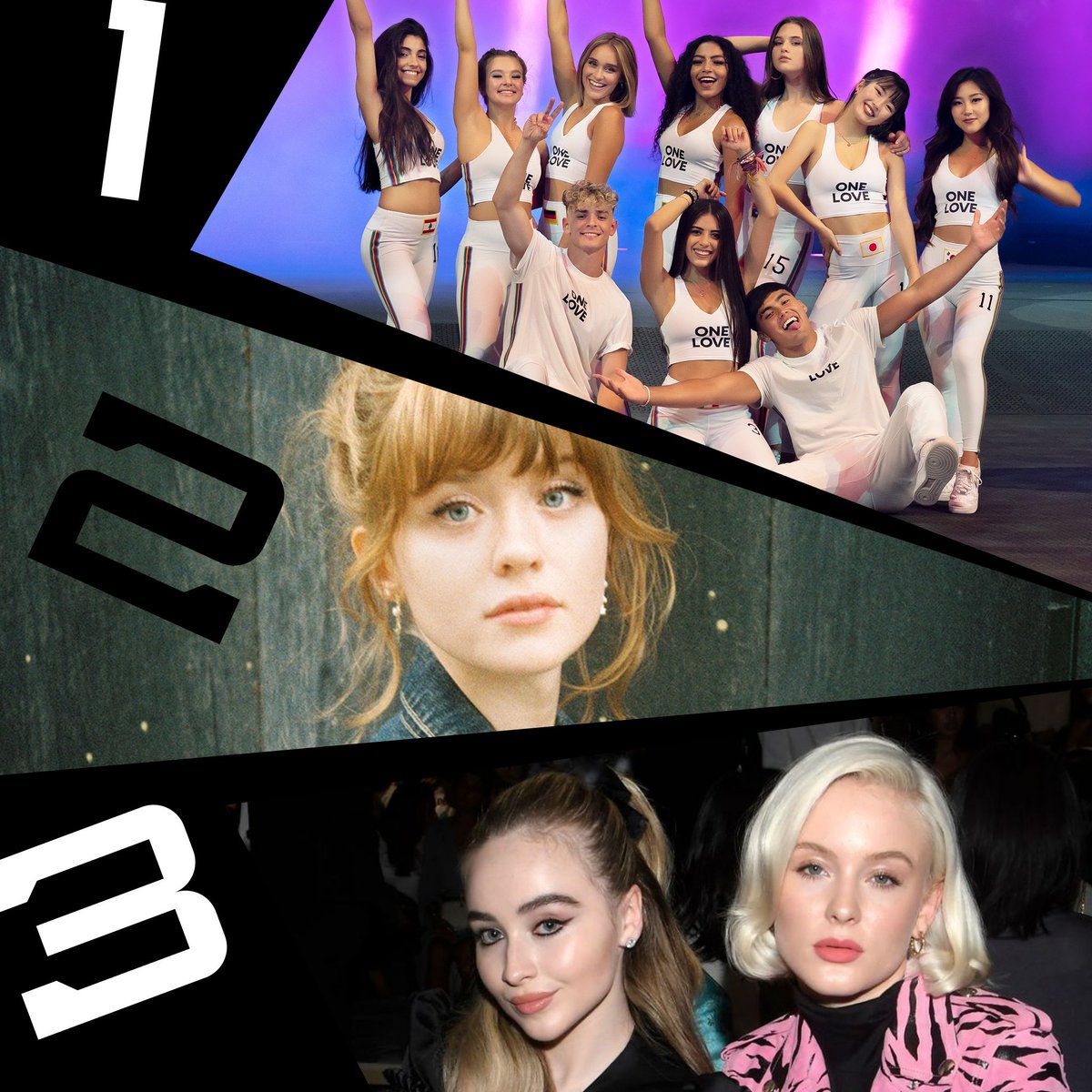radiodisney's tweet photo. Here's Thursday's #RDTop3!
1. @NowUnitedMusic & @R3HAB - #OneLove
2. @maisiehpeters - #MaybeDont (f. @jpsaxe)
3. @ZaraLarsson - #WOW (f. @SabrinaAnnLynn) https://t.co/CBNCo2fICq