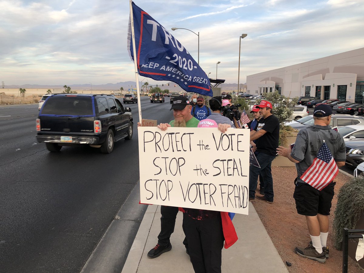 jamesmschaeffer's tweet photo. PROTEST NV ELECTION BUILDING: We are on the scene at the Clark County Election Building in North Las #Vegas, #Nevada. We have information showing it is a #NevadaCounts protest. We will update you as it happens. The protest is planned for 6pm #ElectionResults2020 #Vote2020 #RJNow https://t.co/tjT5tTfsx4