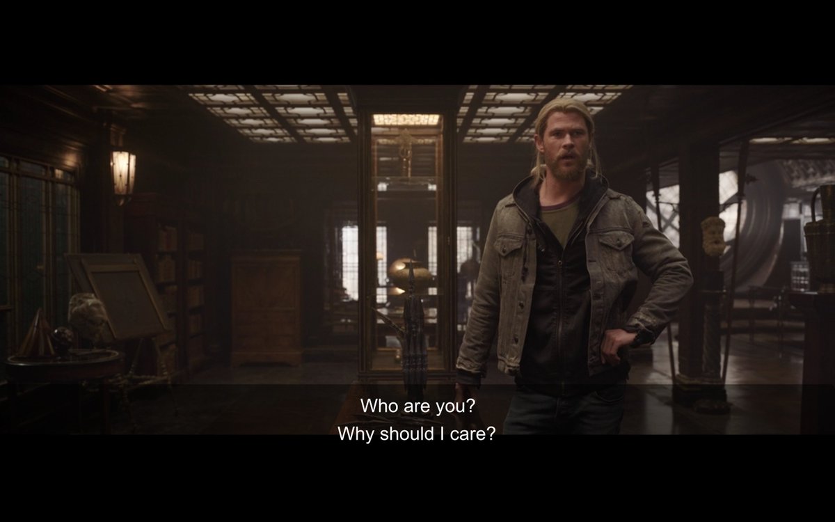 I HAD FORGOTTEN ABOUT THE SEXUAL TENSION BETWEEN THOR AND DOCTOR STRANGE