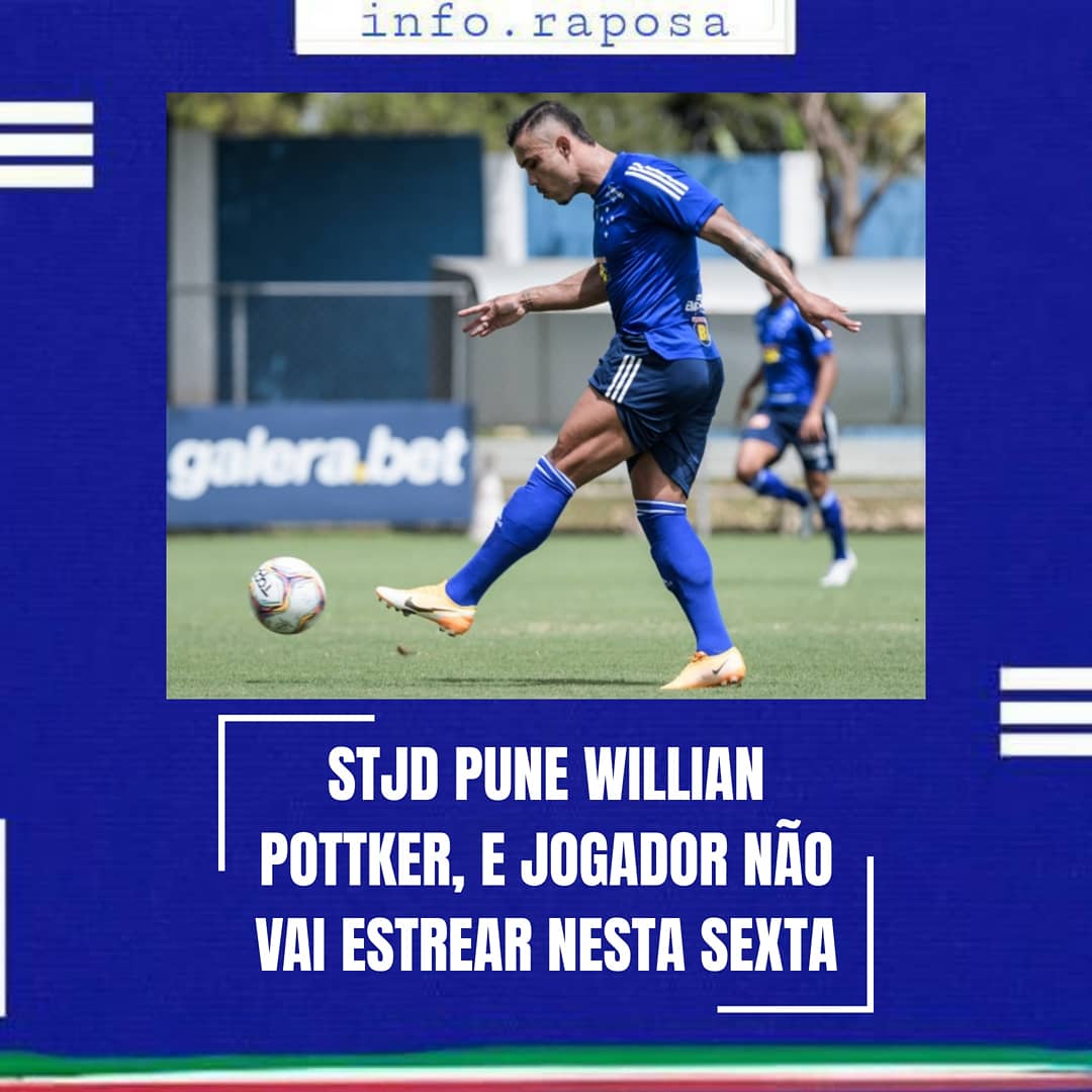 RaposaInfo's tweet photo. 🗞️Cotado para fazer sua estreia amanhã, diante do Botafogo SP, o atacante Willian Pottker foi barrado pelo STJD.
+⬇️ https://t.co/5G8SW7yQ8i