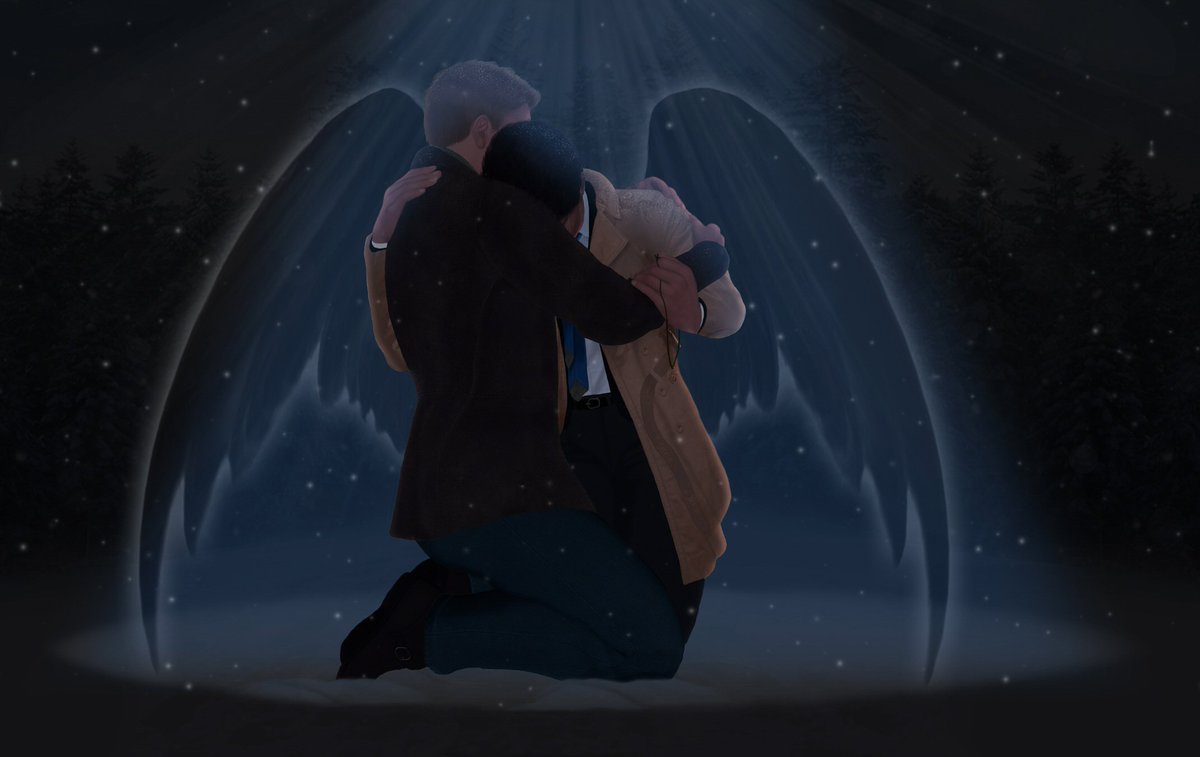 SaveCastiel's tweet photo. By Anendda Rysden: #CastielForever #Supernatural https://t.co/pqHfzCvWku