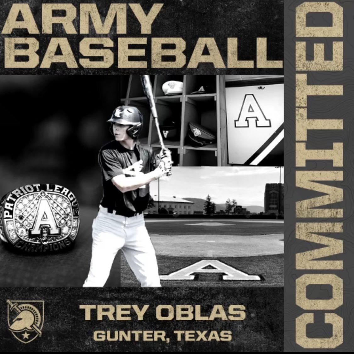 trey_oblas's tweet photo. I’m blessed to announce my commitment to Army West Point. I’d like to thank my family, coaches, and teammates that have helped me along the way. I’m excited to play baseball at the next level, but most importantly serve my country!🇺🇸⚔️ #AG2G @GoArmyWestPoint https://t.co/MaCskXgpWk