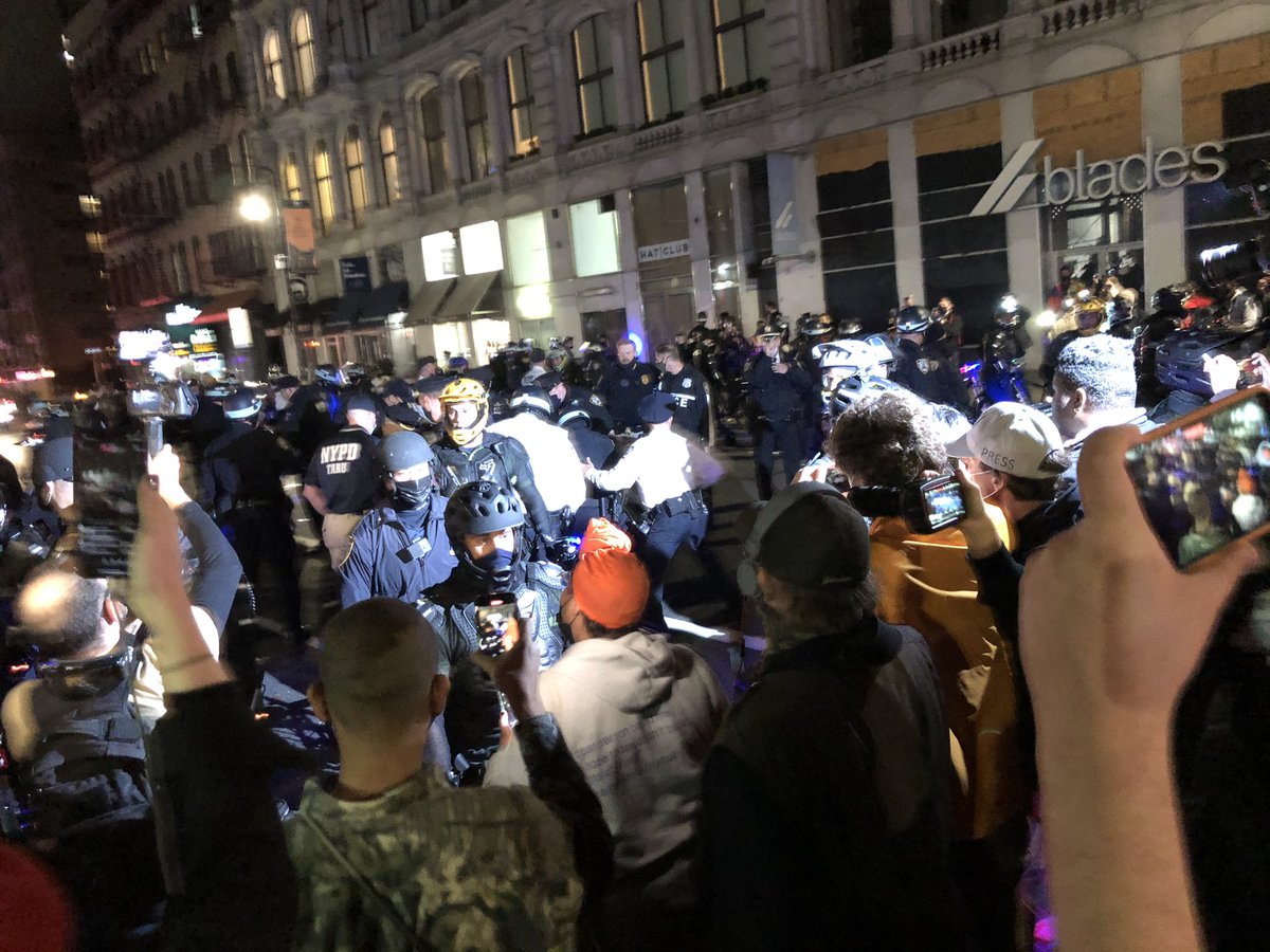 And at least a couple arrests now,