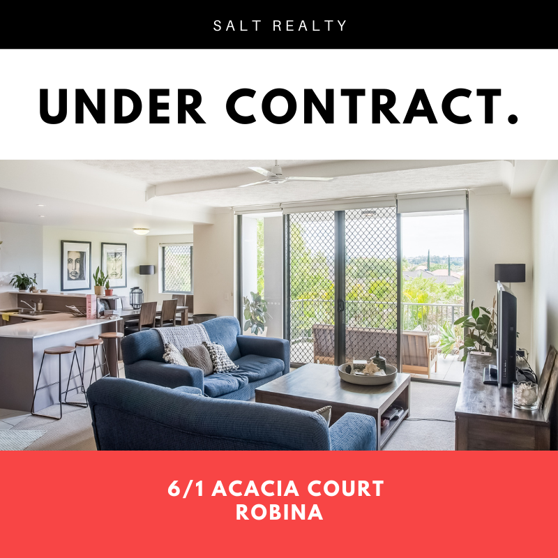 SaltRealtyGC's tweet photo. 6/1 Acacia Court Robina
NOW UNDER CONTRACT

Looking to SELL or BUY a property? Contact our team today!

#RealEstate #HotProperty #GoldCoast #Investment #Property #Sale https://t.co/qbxSZvQAf2