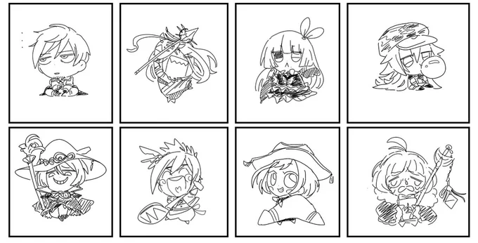 72柱描けたよ!!!ほめて!!! 