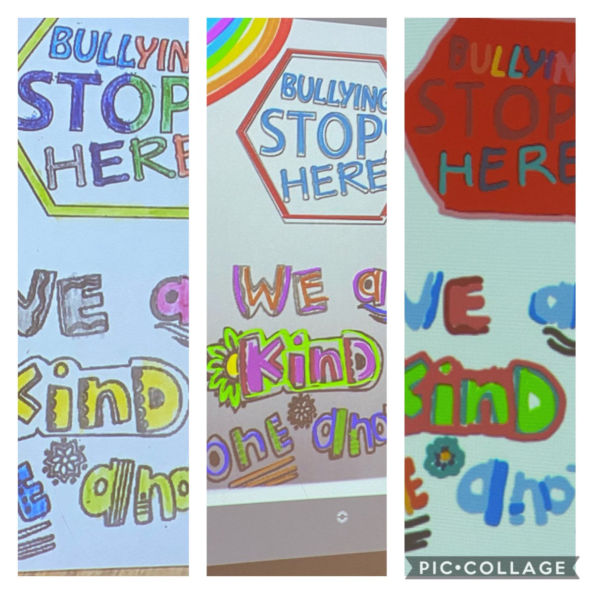 Added a little mindful coloring to our third week of lessons on bullying. I think we can all use a little calm these days. 😊 <a href="/LWNKCSD/">Linden West NKC</a> <a href="/BrianMercerNKC/">Brian Mercer</a>  Lots of great discussions about how to refuse bullying.