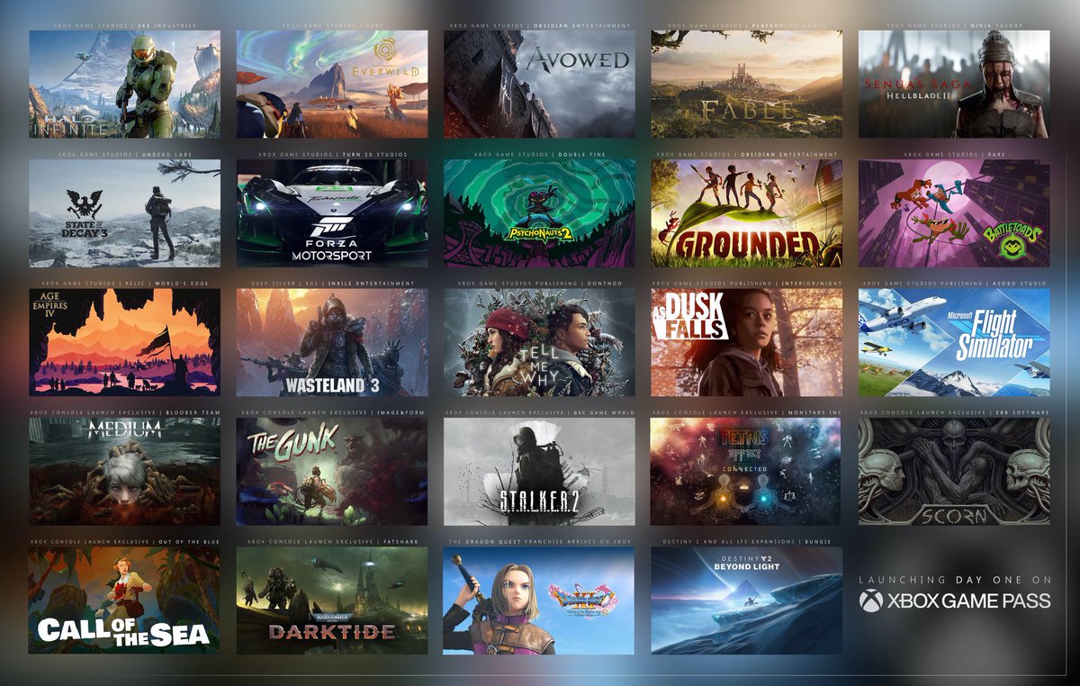 grayson_wa's tweet photo. 1) RT, fast load times, quiet system, high frames and resolutions, quick resume, etc.

2) Why would they change the perfect controller? The new UI came out only a month ago... it’s pretty much new.

3) Gears tactics, Bright memory, Falconeer, Medium, Scorn, etc. [More in image] https://t.co/Y9CsOnOyQD